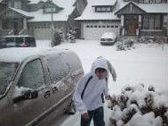sneeuw in Canada